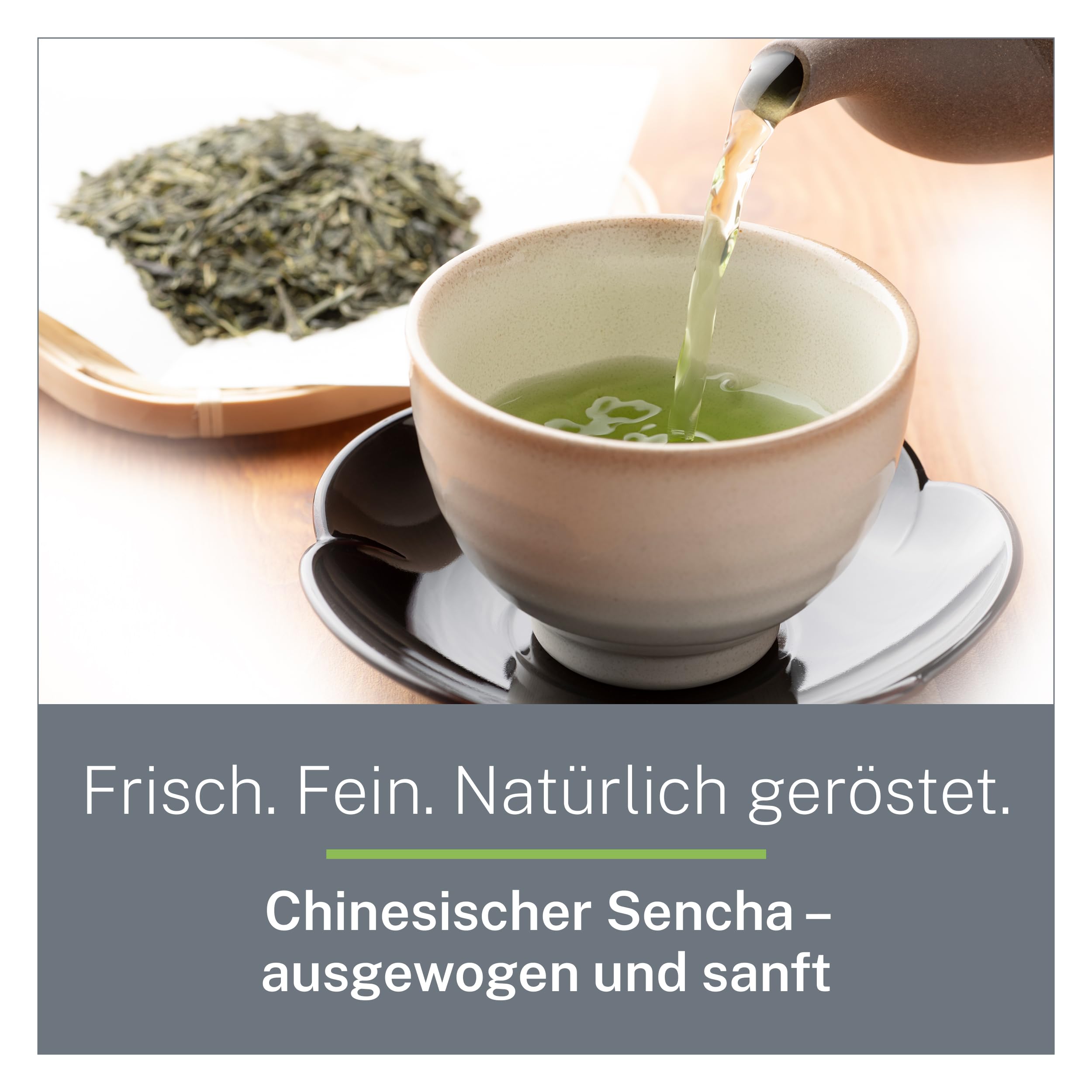 China Sencha Bio-Tee 1kg Loser Tee – Hochwertiger Grüntee lose in Bio-Qualität aus China – Grasig-Frisches Aroma – - Kaffee-Ersatz – MyCupOfTea (Packung mit 2)