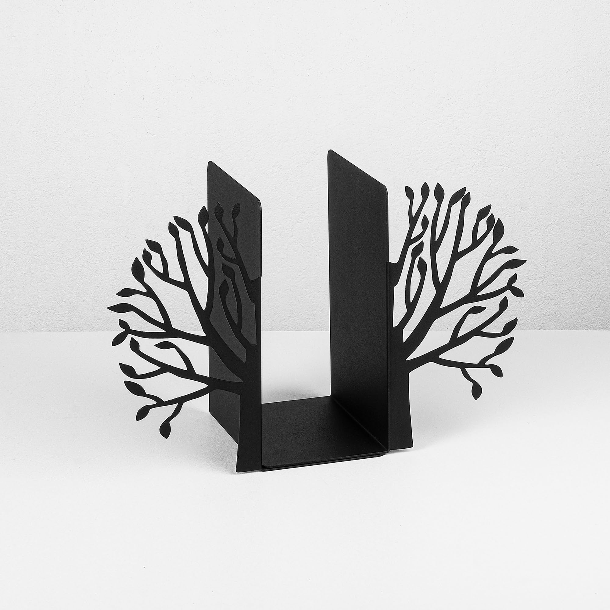 Supports METAL Tree Style Books, Black/White, 44x14x22 - Image 4