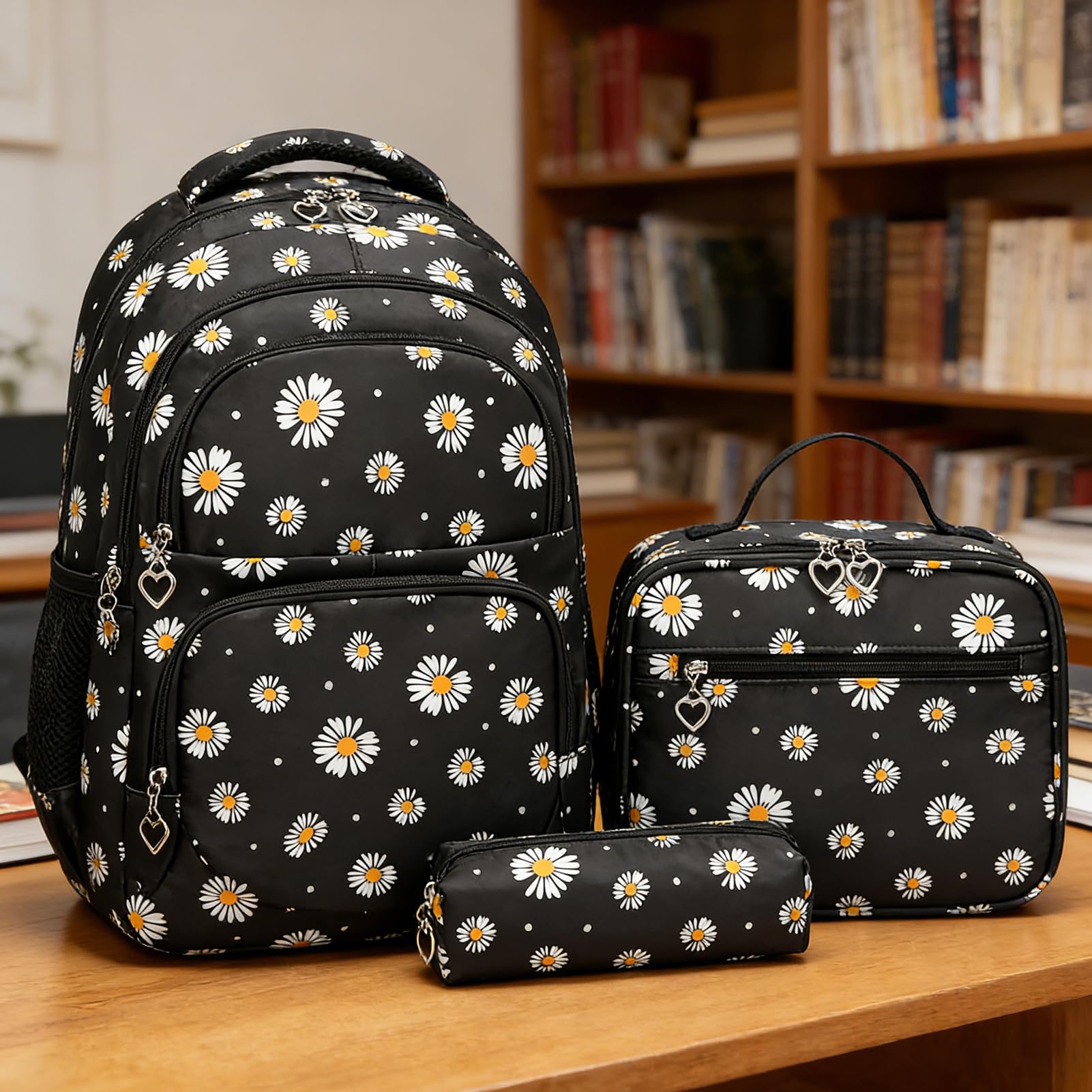 Zaino Scolastico Per Ragazzi Zainetto da Scuola Elementare | Set di Zaino con Stampa Floreale Ideale per Studenti Alunni Ragazzi Ragazze Giovani per Viaggio Vacanza e Uscite Quotidiane