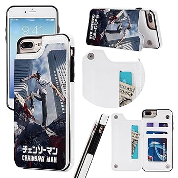 Amazon.co.jp: チェンソーマンスマホケース 財布型 iPhone 7/8