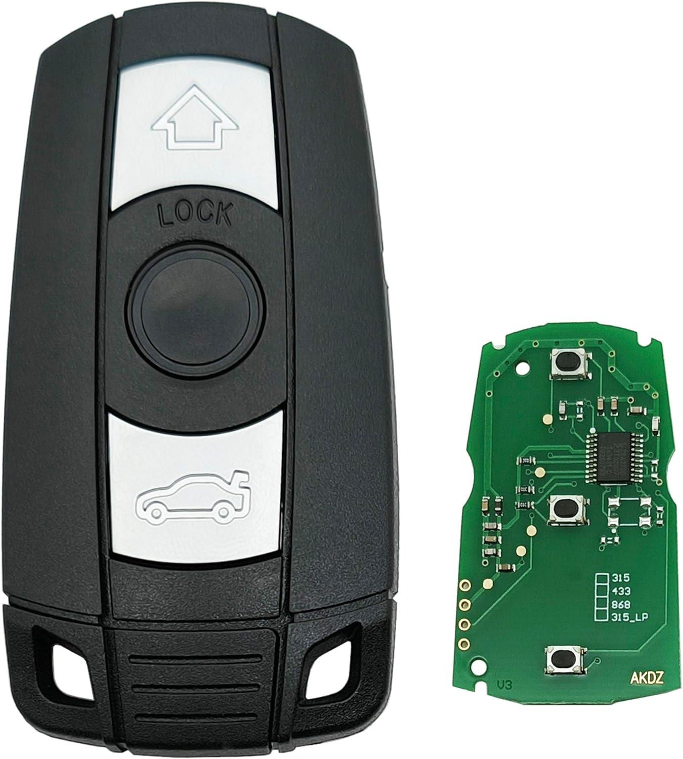 Keyless Entry Remote Replacement Key Fob fit for BMW 1 3 5 Series X1 X3 X5 X6 Z4 328i 325i 320 Key Fob (1)