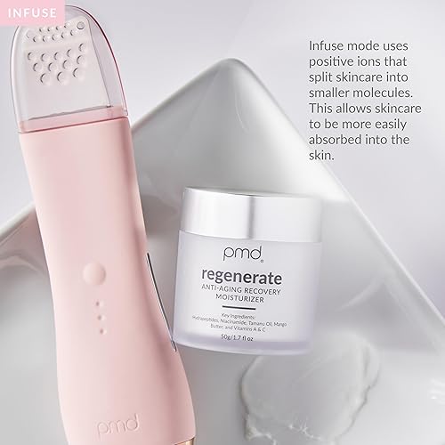 Miniatura 6 de PMD Wave Pro - Espátula avanzada para la piel de grado profesional - Extracción, infundir y levantar - SonicGlow Vibración y tecnología E-Wave -