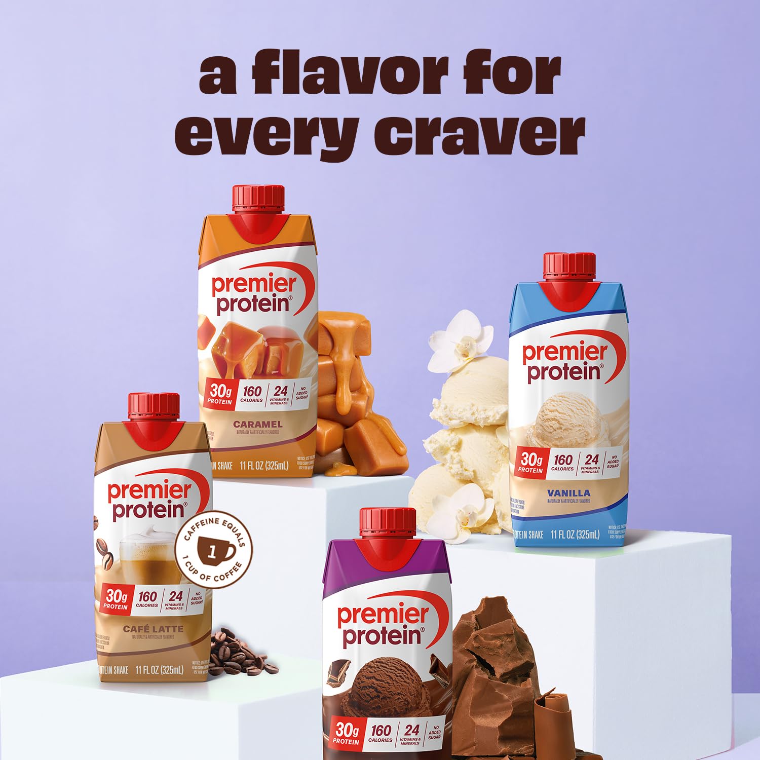 Premier Protein Shake, Chocolate, 30g Protein, No Added Sugar, 24 Vitamins & Minerals to Support Immune Health, 11 fl oz, 12 Pack (Packaging May Vary) - Image 7