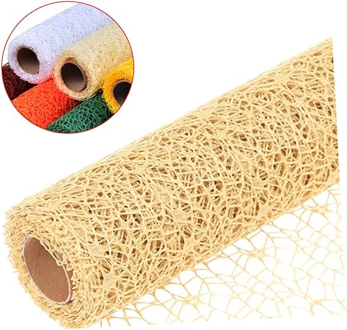 Miniatura 9 de CRAFTHROU Rollo de regalos hechos a mano Listones para Manualidades Cinta ancha para manualidades DIY Cinta de fantasía ancha Jacquard Net Gasa