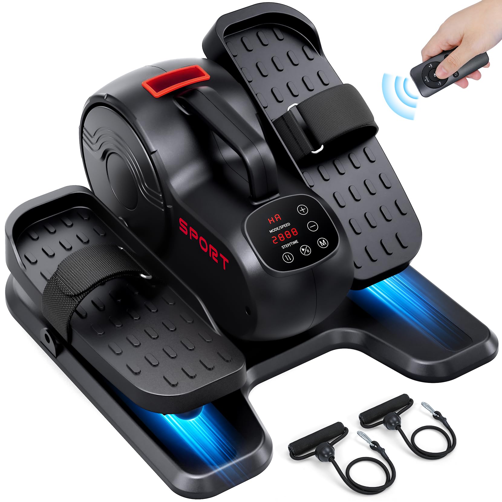Vélo Elliptique Dripex Pour La Maison - Silencieux, 16 Niveaux De Résistance, écran LCD | Entraînement Cardio Doux Pour Les Articulations
