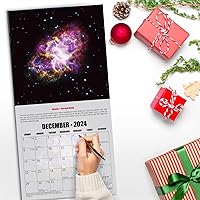 Vista 13 de RED EMBER Astronomy 2026 Wall Calendar 12 Month 12" x 24" Open Thick & Sturdy Paper Giftable Calendar 2026