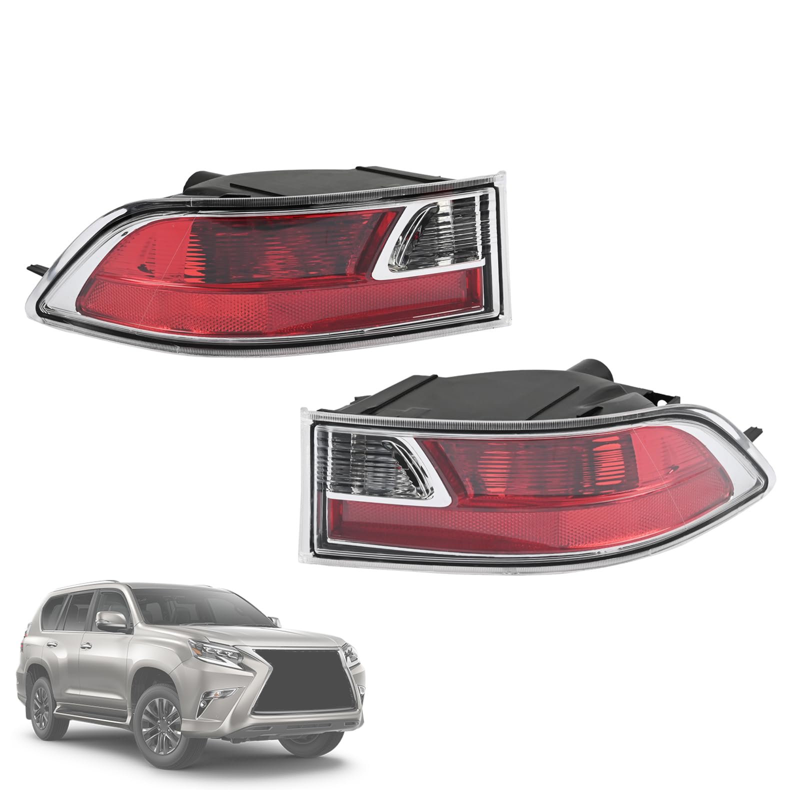 Amazon.com: Getfarway Pair Left & Right Side Tail Bumper Light