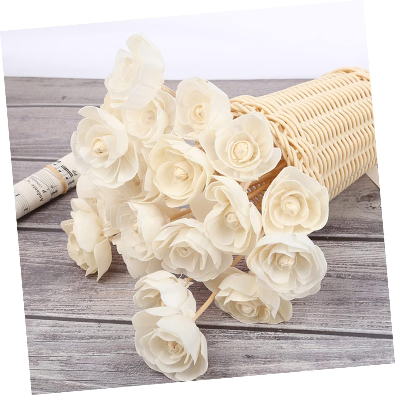 Homoyoyo 9pcs Rattan Aroma Diffuser Sticks - Essential Oil Refills for Home - Spa Yoga & Office Decor