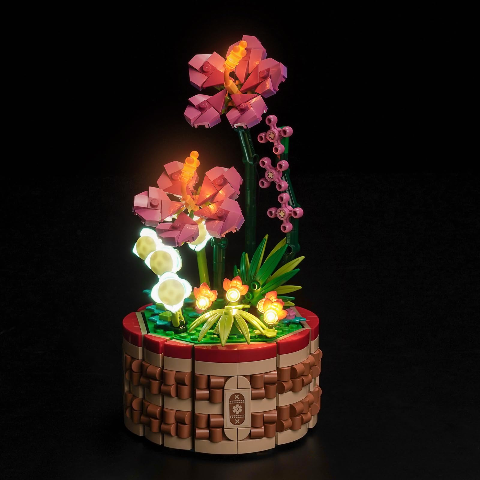 Led Light Set for 43252 Moana's Flowerpot (No Model), Decoration Lighting Set for Lego Moana's Flowerpot Botanical Collection