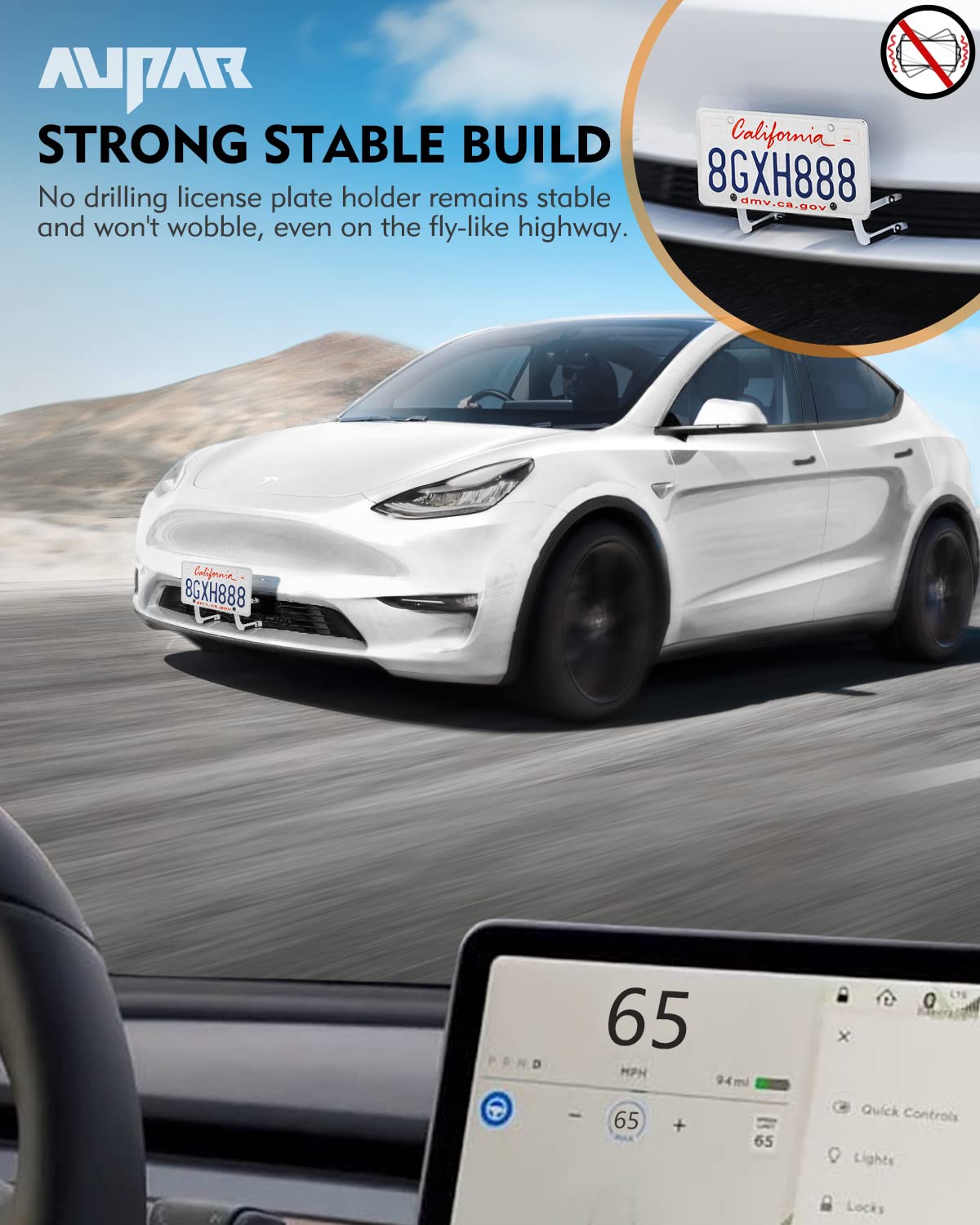 Amazon.co.jp: アルミニウム フロントナンバープレートホルダー