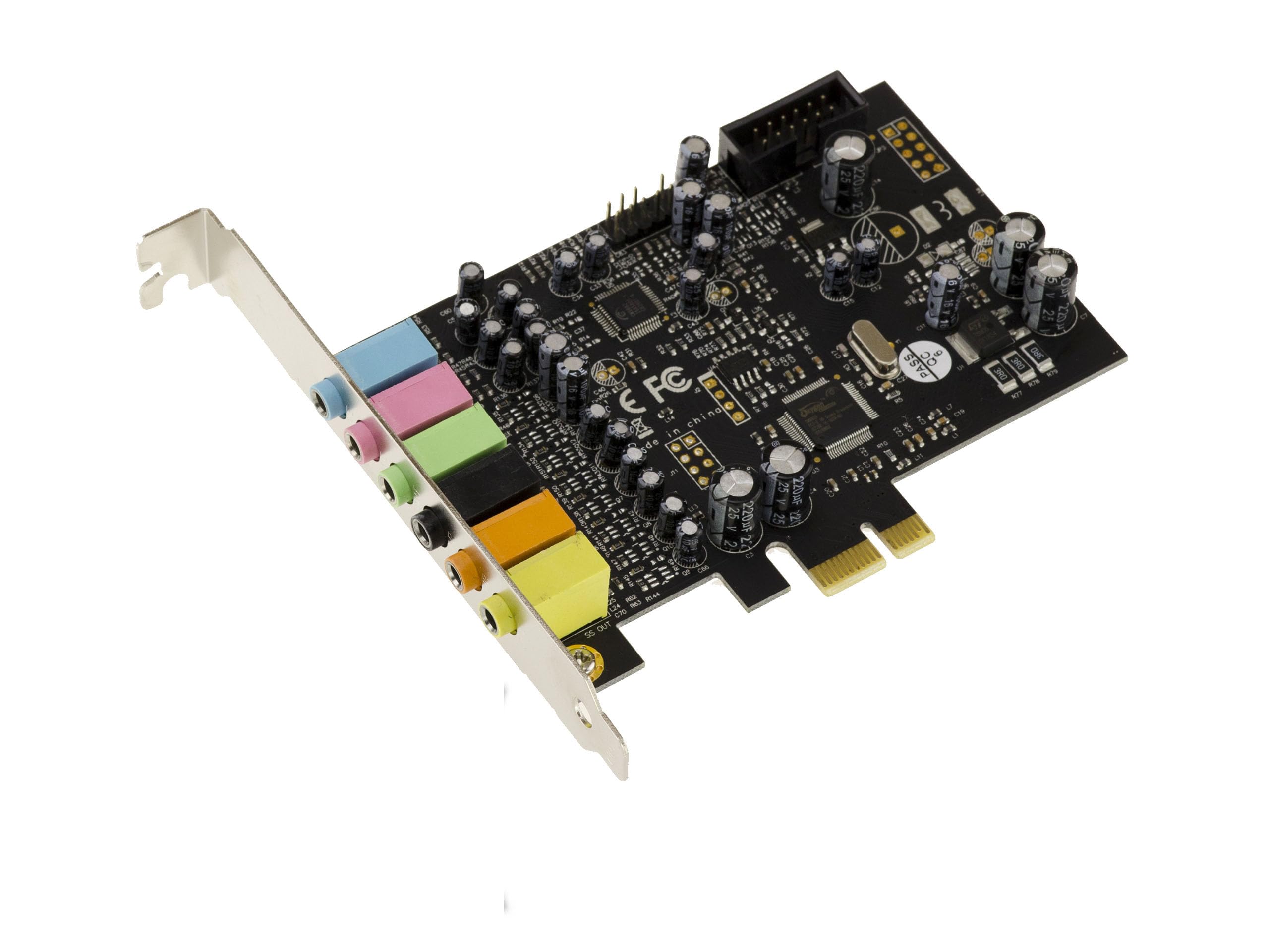 KALEA-INFORMATIQUE Scheda controller audio PCIe (PCI Express) a 7.1 canali con chipset CMedia Oxygen CM8828 e CM9882A
