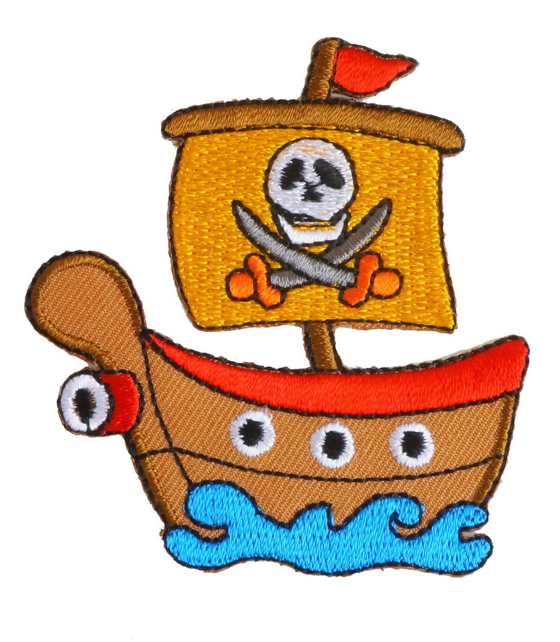 Cute Cartoon Pirate Ship
