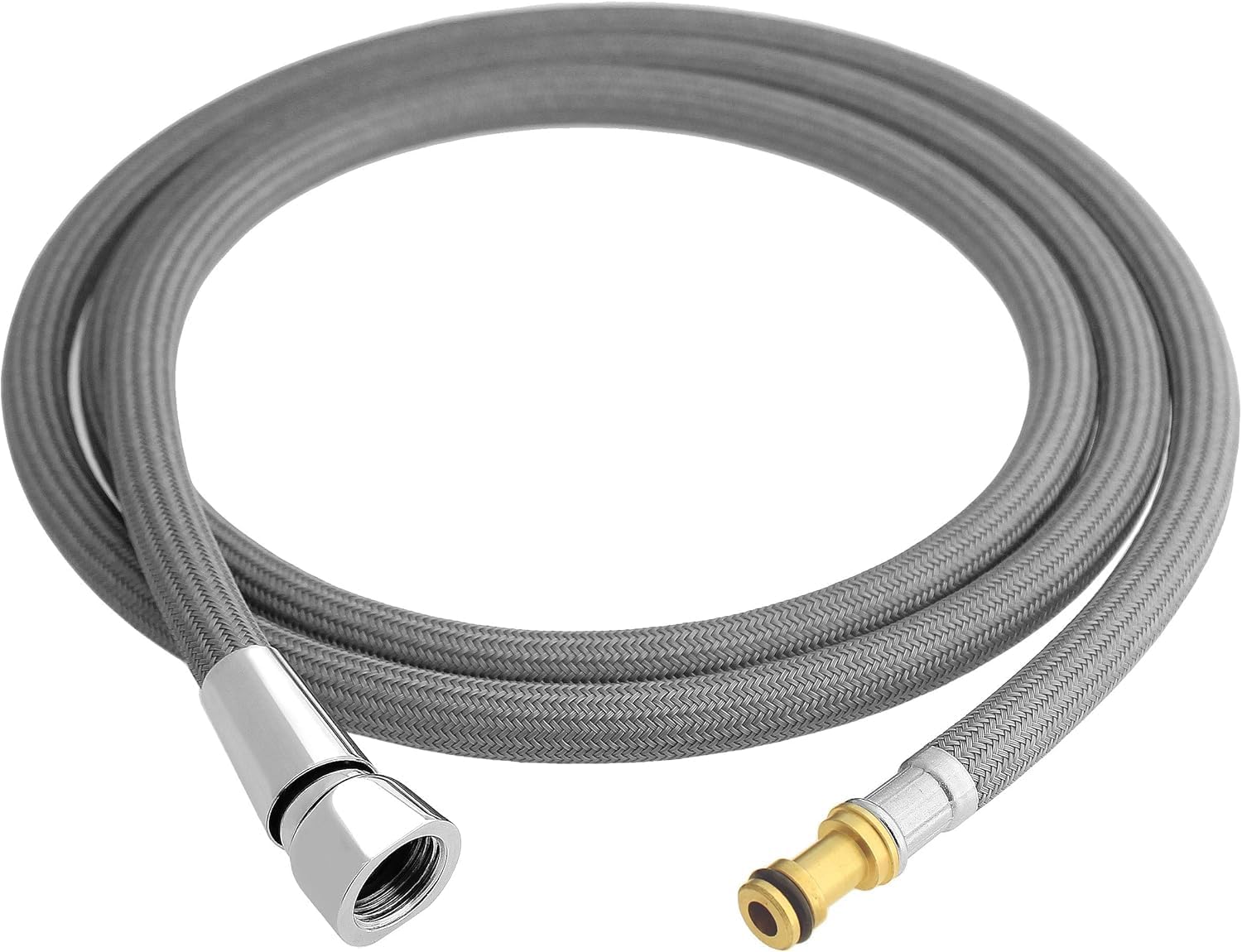 150259 Pull Down Faucet Hose Kit Compatible with Moen Kitchen Faucets, 68 Inch Moen Faucet Replacement Part 187108, Reflex Pull Down Sprayer Hose with Brass Connector, NSF Certified Food Grade