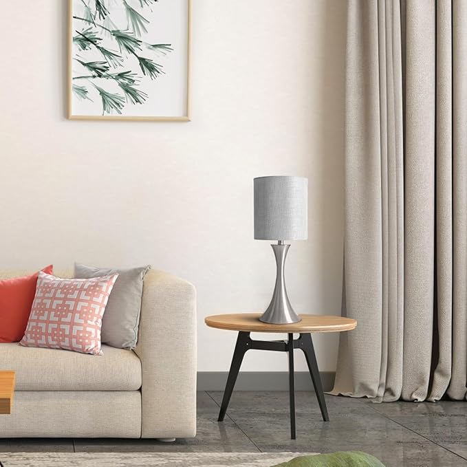 Lámpara de Mesa 3 Niveles Táctil, Dimmable, Incluye Foco LED miniatura 6