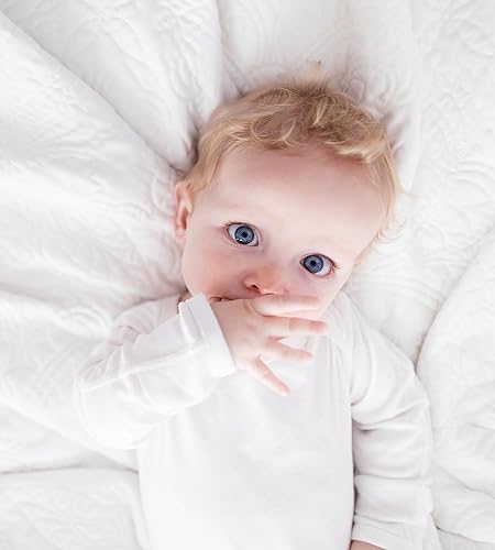 Miniatura 4 de Burt's Bees Baby Pelele unisex de una pieza para bebé, paquete de 3 unidades, de manga larga y corta, 100% algodón orgánico