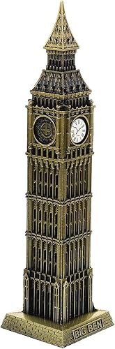 SEWACC Big Ben - Estatua de metal de Inglaterra, modelo de construcción, estatua coleccionable para regalos, turismo, recuerdo, decoración del