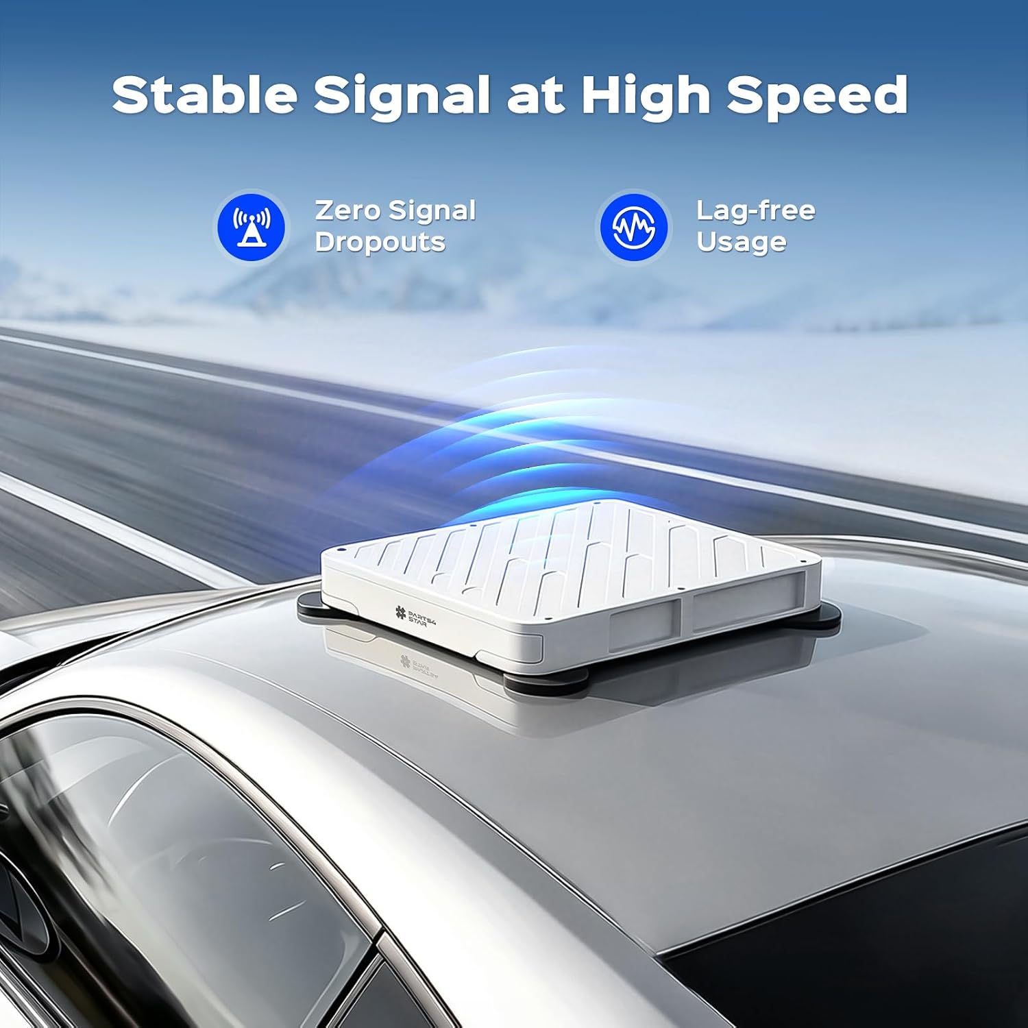 Starlink Mini Roof Car Mount, Quick-Release, Heavy-Duty ASA Armor Mount