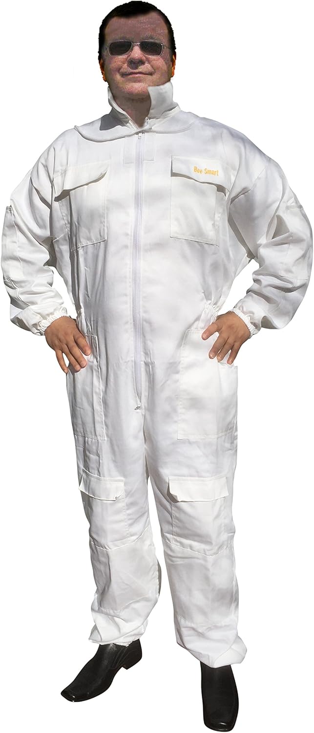 Bee Smart 400 adults Bee Keeping Suit with Fencing hat/veil - size