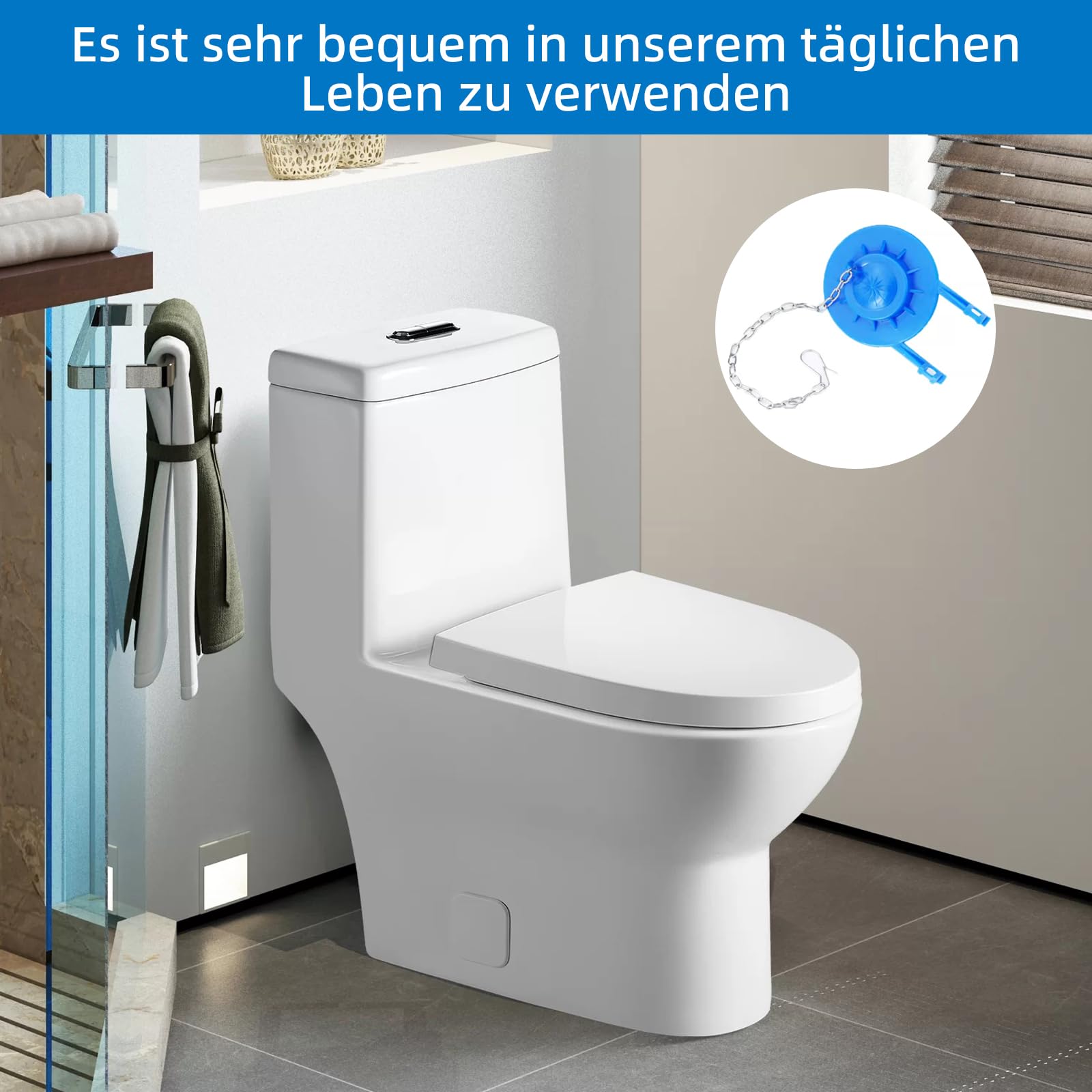 Notoke 5 Stück Silber Toilettenspülketten, 25 cm Toilette Edelstahl Stahlkette, Universelle Metallkette für Toilettenspüler, Ersatzset für Toilettenspüler, für die meisten Toilette