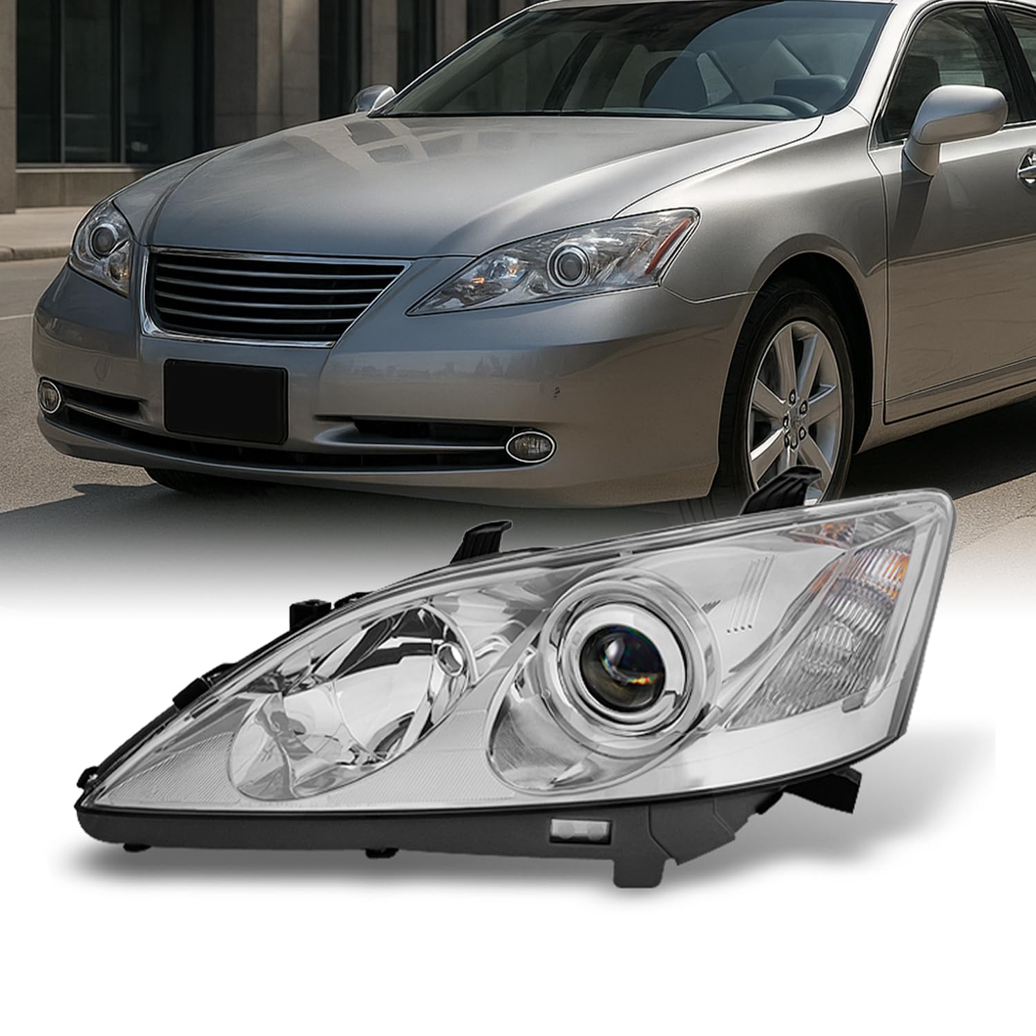 AKKON Left Side Halogen Headlight