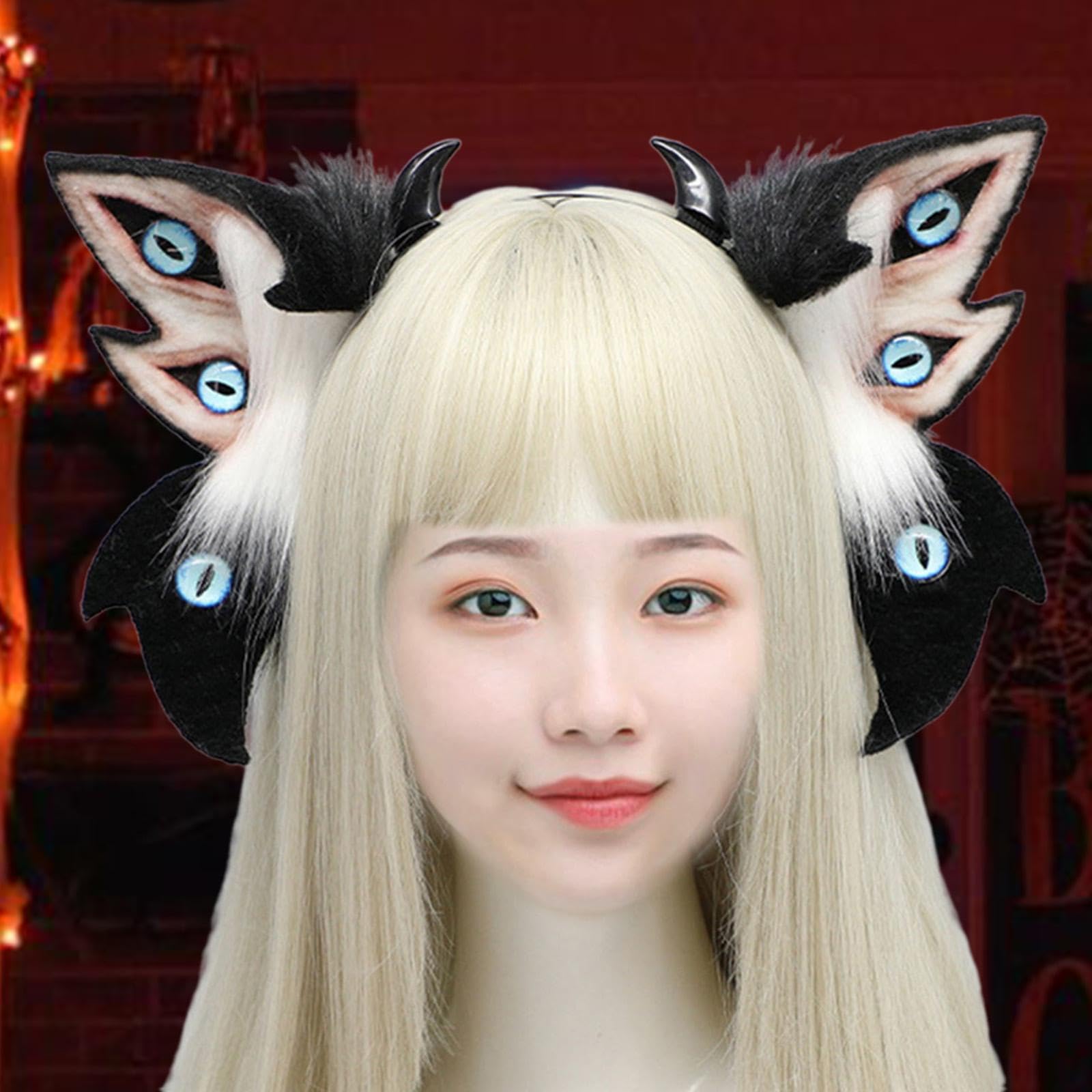 TISHITA Diadema con Orejas de Animales para Disfraces, Ideal para Fiestas Temáticas Y Festivales para Adultos.