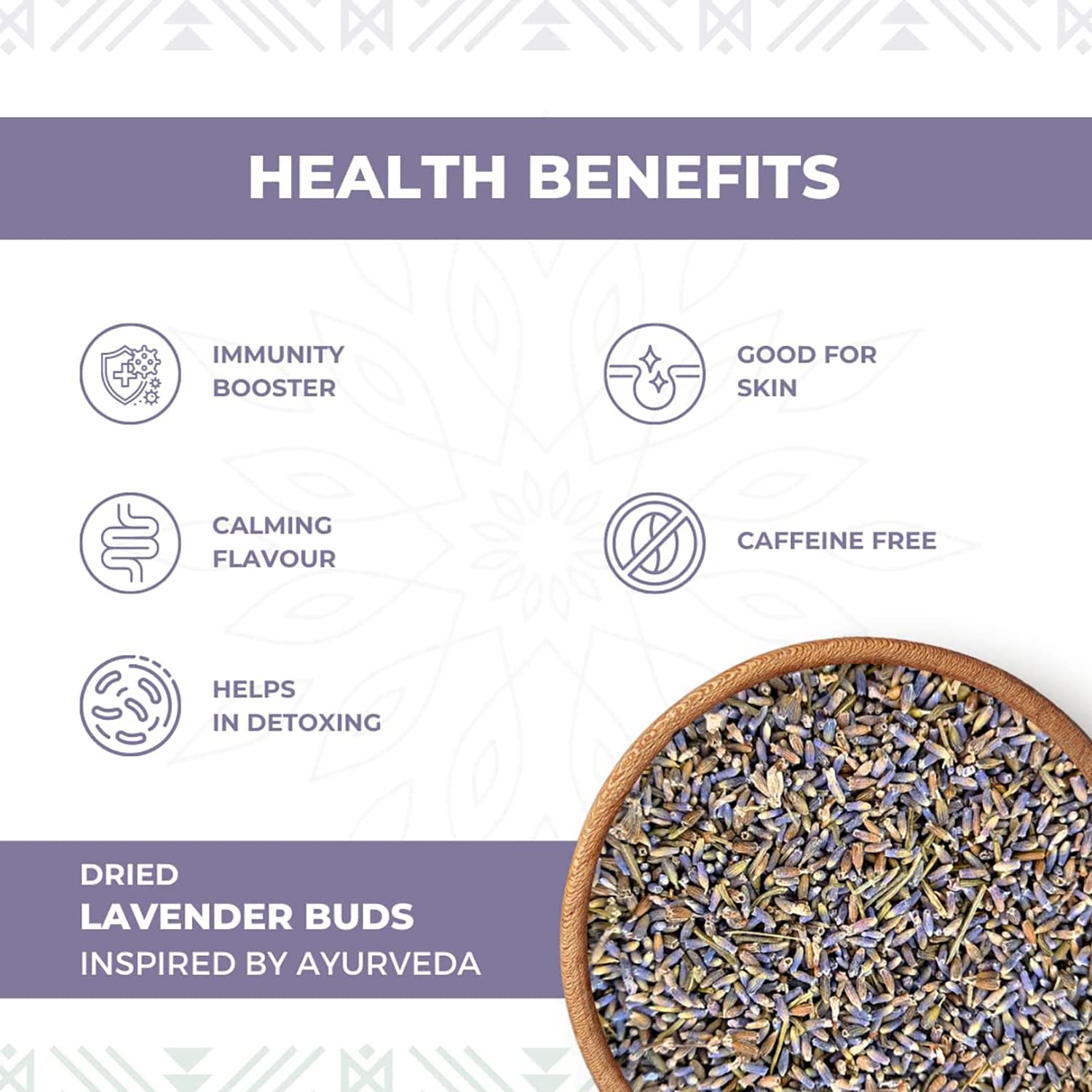 Nutty Yogi Lavender Buds Dried, G Organic Lavender Flowers Buds Dried Perfect For Tea, Baking, Lemonade, Diy Beauty, Soap Making & Fresh Fragrance(30)