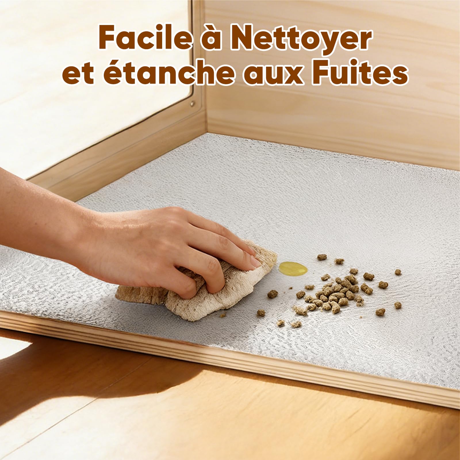 X XBEN Cage à Hamster en Bois, Toit Ouvrant & Ventilation Multiple