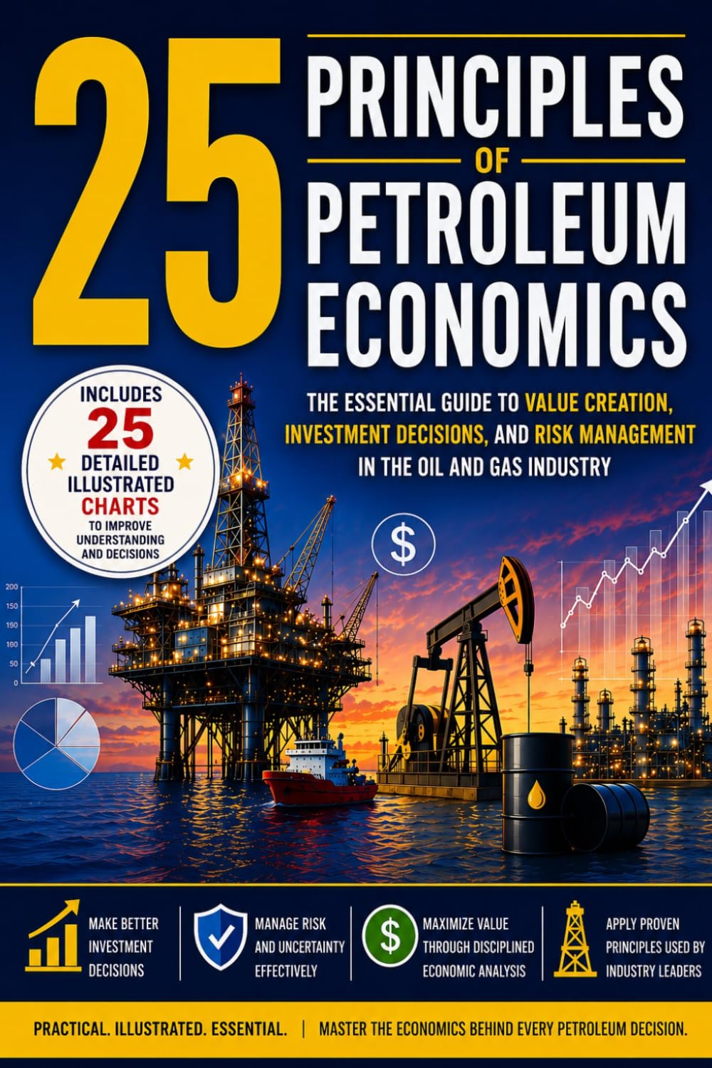 25 Principles of Petroleum Economics: The Essential Guide To Value Creation, Investment Decisions, and Risk Management in Oil and Gas Industry