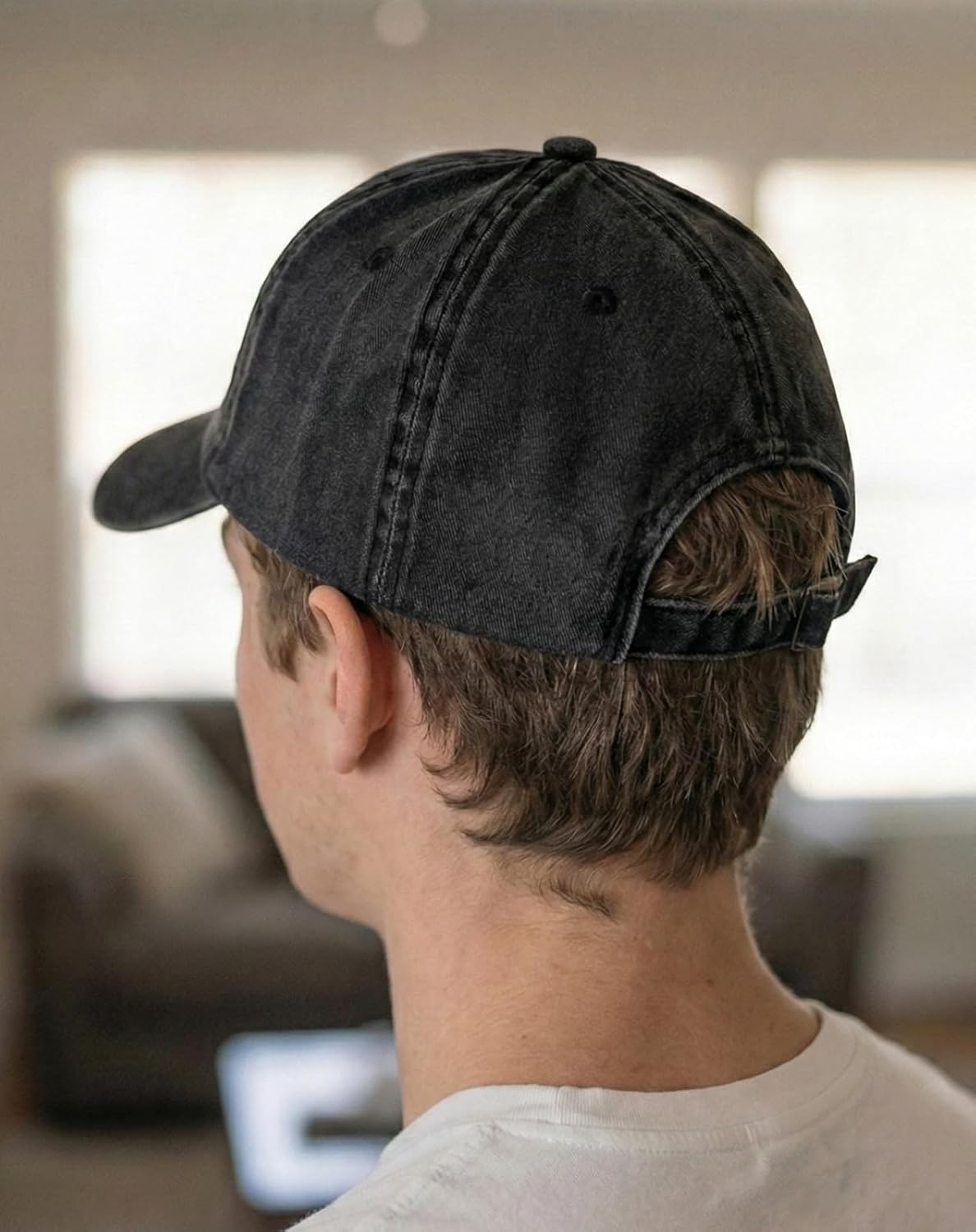 InnoBeta Barber Gifts, Cap for Men for Christmas, Birthday, Adjustable Embroidered Baseball Hat (Black) - Image 7