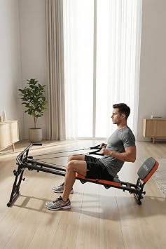 Kochler Yeni Nesil Çok Fonksiyonlu Ayarlanabilir Spor Bench Sehpası – Direnç Lastikli, Katlanabilir ve Teker
