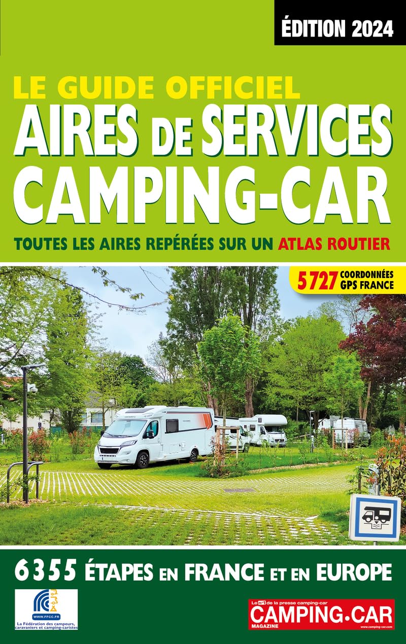 GUIDE NATIONAL DES AIRES DE SERVICES CAMPING CAR 2023 visual data 5