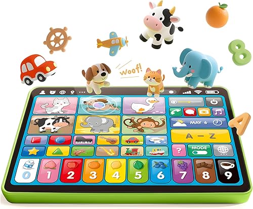 hahaland Multilingual (EN/DE/FR/IT/ES) Baby Learning Tabl… - 1