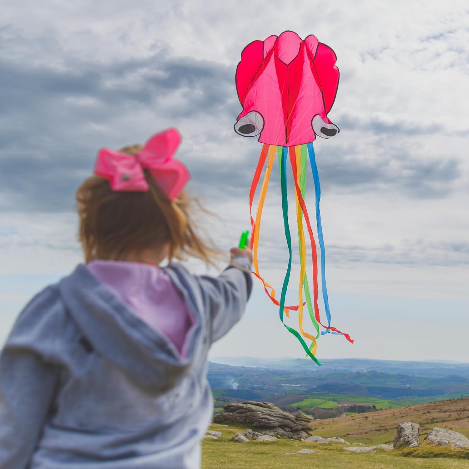 Octopus Kite - Assorted Colours by House of Marbles