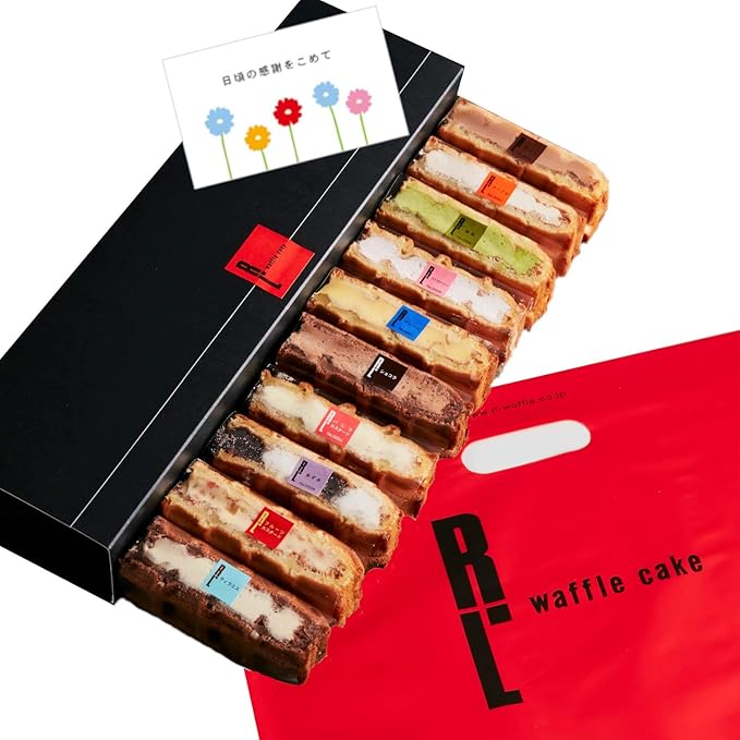 Amazon Co Jp エール エル ワッフルケーキ メッセージカード お歳暮 クリスマス スイーツギフト 創業からの定番の味 冷凍 10個 食品 飲料 お酒