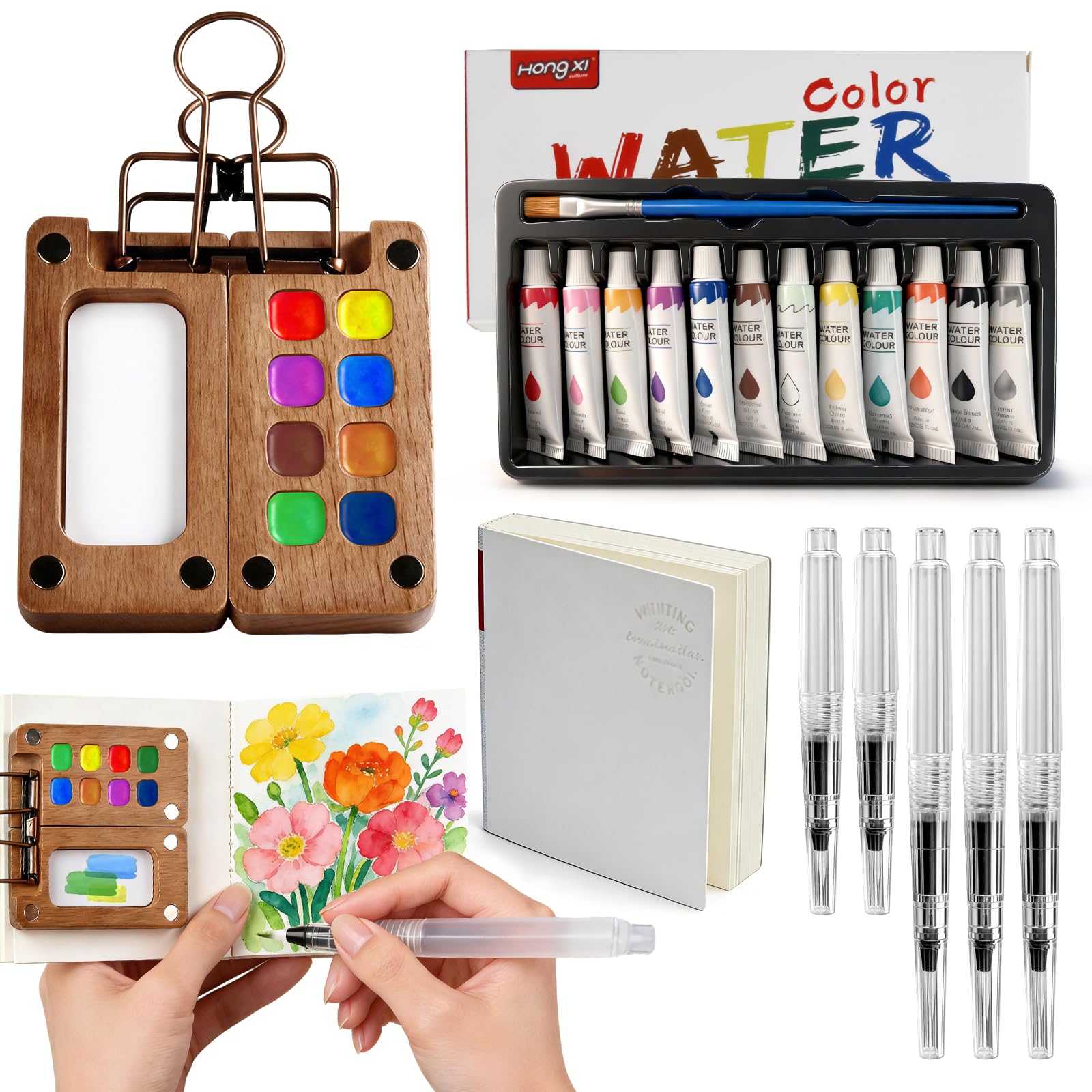Kit peinture aquarelle de poche : la solution compacte pour peindre partout sans s'encombrer