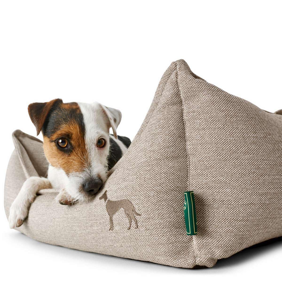 HUNTER Livingston Hundesofa, Hundebett, Strukturstoff, klassisch, S, beige  : Amazon.de: Haustier