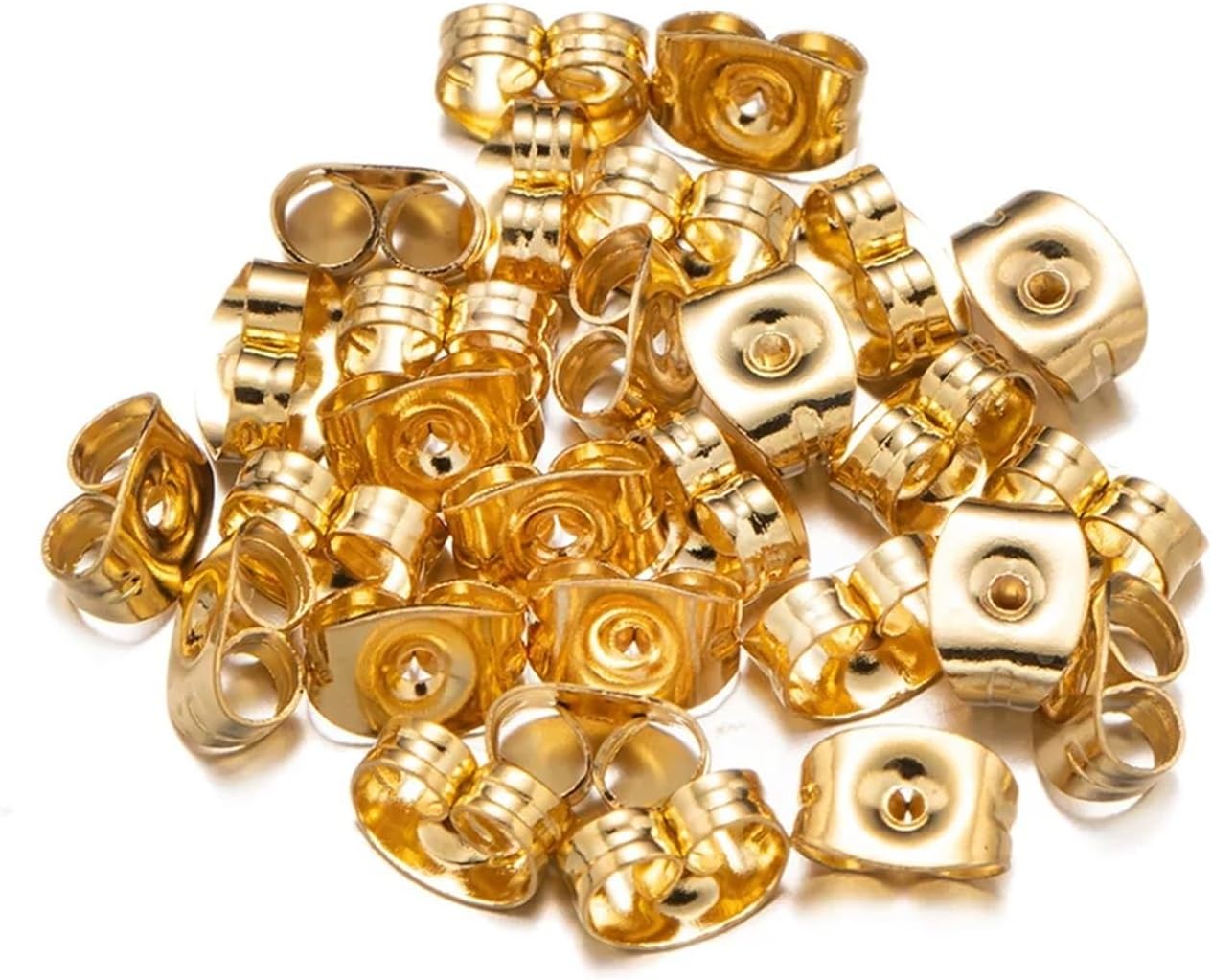Earring Backs 1000 PCS Stainless Steel Earring Backs for Studs Hypoallergenic Surgical Locking Dangle for Studs(01)