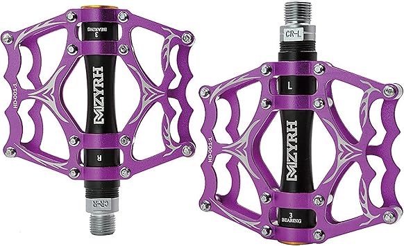 アルミ ペダル 自転車 黒