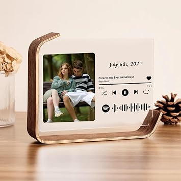 Custom Spotify Acrylic Song Plaque with Picture- Customized, Souvenir,Couples Gift,Birthday Gifts,Customized Spotify Plaque - Unique Birthday Gift