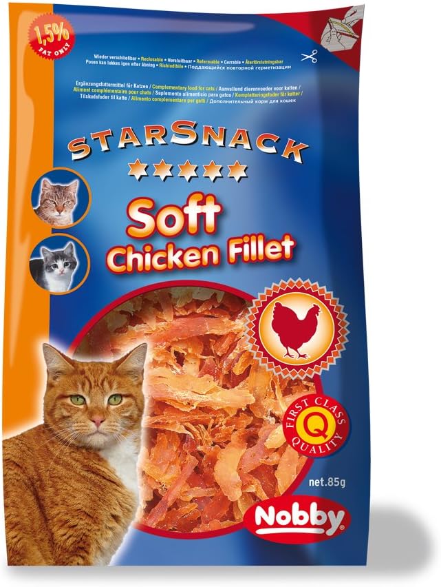 Nobby – Cat Starsnack Soft Chicken Fillet – 85g