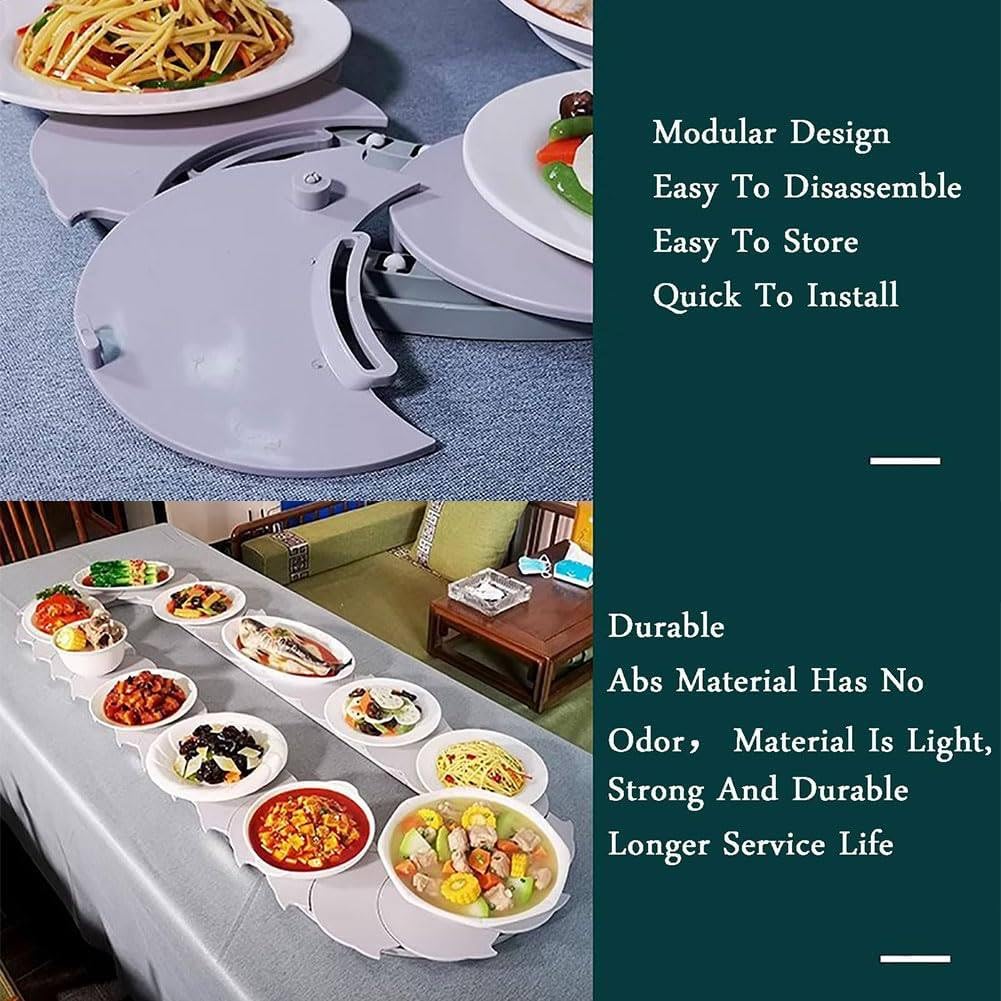 Train De Sushis Rotatif Avec Rails Et Plaques – Service De Table à Piles (Jouet Dès 3 Ans)