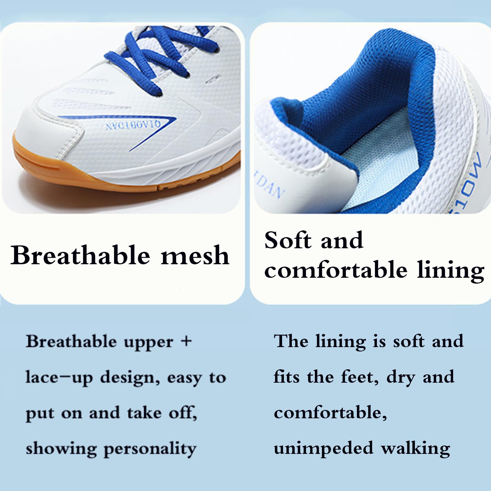 Zapatillas De Tenis De Mesa Hombre,Zapatos De Tenis De Mesa,Zapatillas De Tenis De Mesa Hombre,Antideslizantes,Transpirables,Entrenamiento Exterior Interior,para Tenis BáDminton