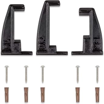 P3D-Lab Wall Mount for Playstation 3 PS3 Slim, Wall Bracket Black: A Perfectly Sized, Strong, Secure Home for Your Console - Made in UK