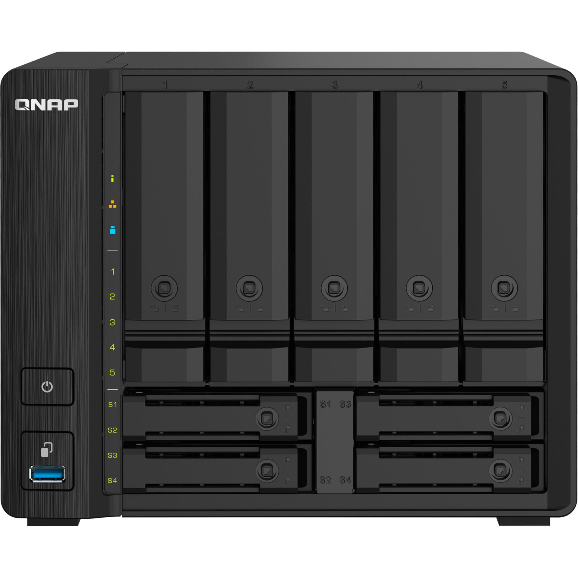 QNAP 5+4-Bay Storage TS-932PX-4G - Alpine AL-214 1.7GHz (Quad-Core), 4GB DDR4, 2x2.5GbE+2xSFP+ 10GbE, Tower