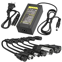 42V 2A Charger with 7 Plugs Universal for 36V Li-ion Battery Fast Charger Replacement for Razor Jetson Voyage