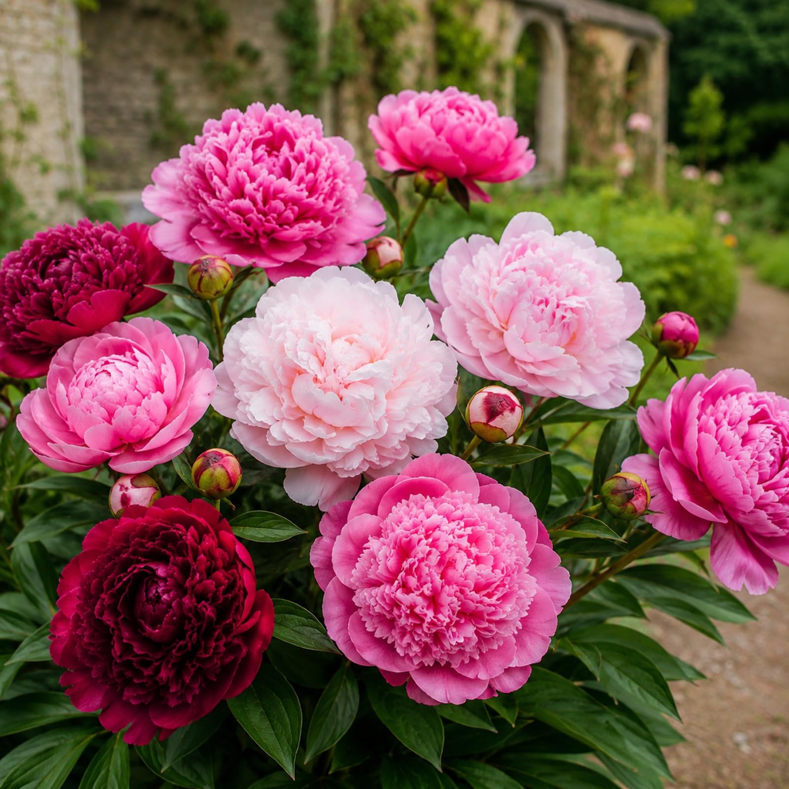 Peony Bulbs for Planting Now,Fragrant, Hardy Herbaceous Perennials, Garden Displays-e-2 Bulbs-D