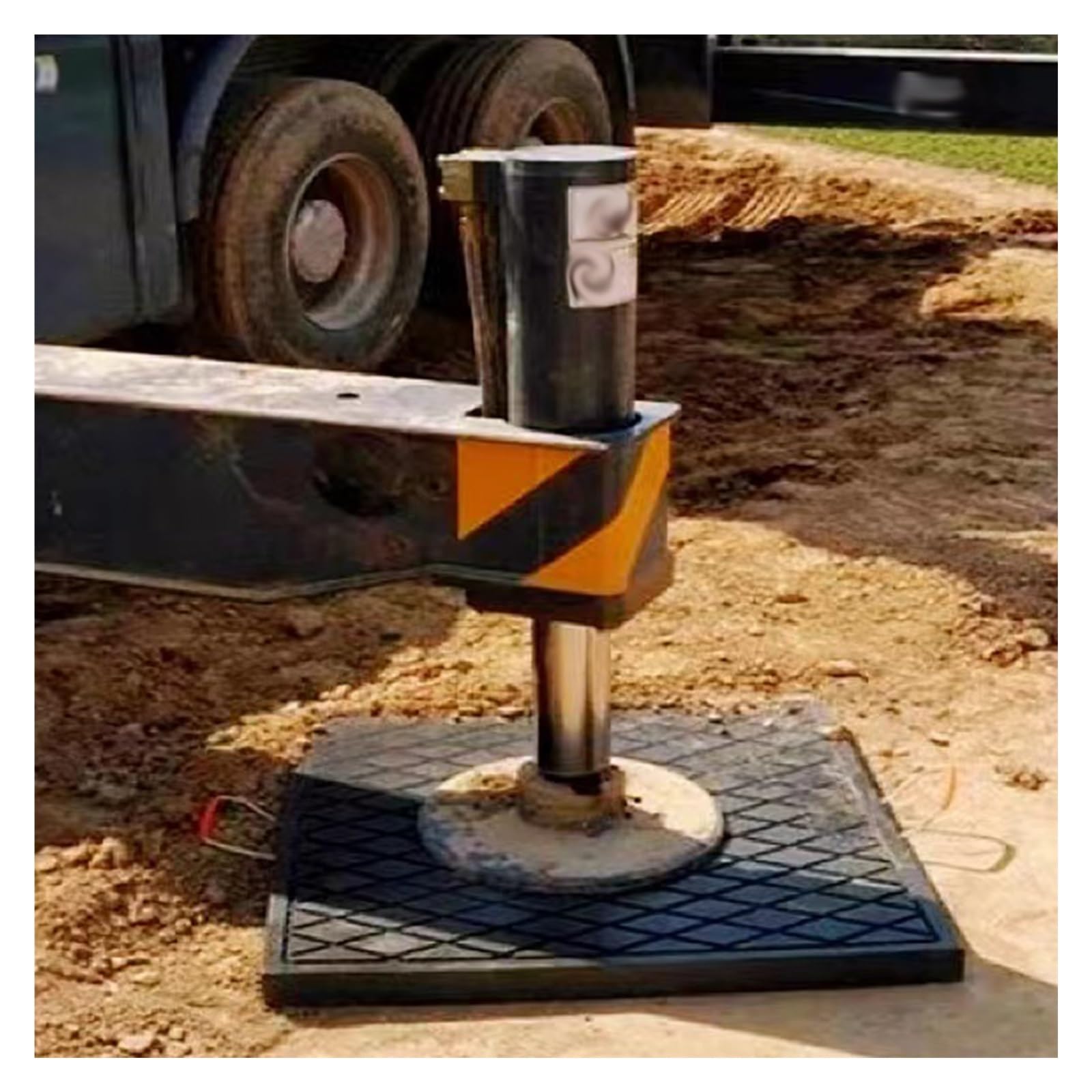 Uniwersalne płyty stabilizujące do dźwigów, podnośników holowniczych, wytrzymałe płyty poziomujące, zestaw 3 sztuk, 15 x 15, 18 x 18 i 24 x 24 cali do przyczep