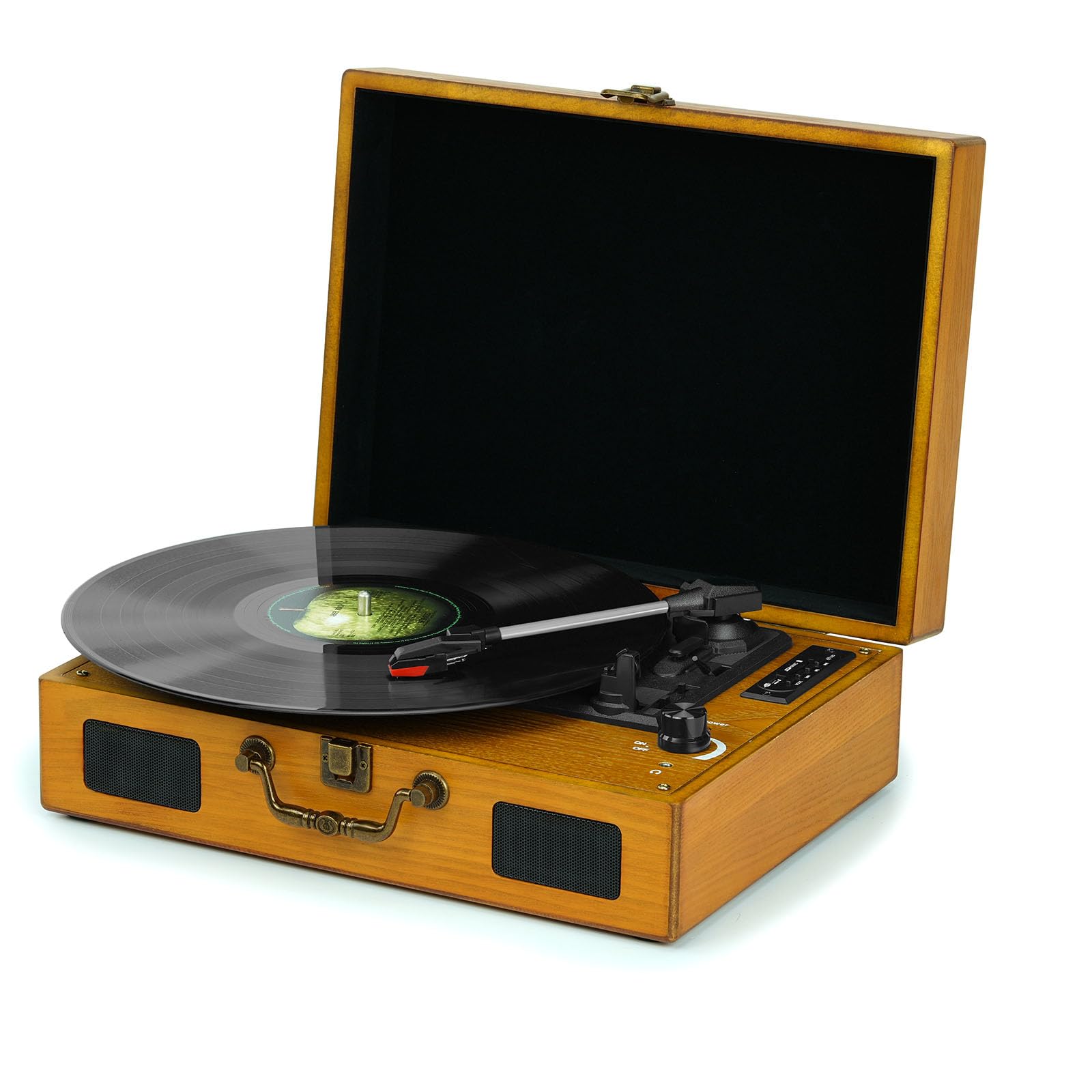 ★音楽関連・楽器大セール！★PC接続・iOS直接録音対応レコードプレーヤー PC接続・iOS直接録音対応レコードプレーヤー（充電池内蔵・スピーカー