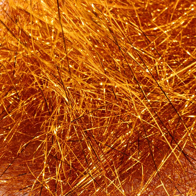 YYCRAFT Lametta-Eiszapfen Orange – Glänzende Weihnachtsdeko Für Baum, Fenster & Mehr