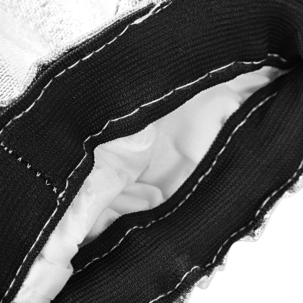1000-Grad-Hitze, Folie, Feuerfeste, überärmelige Aluminium-Armschutz-Schutzhandschuhe